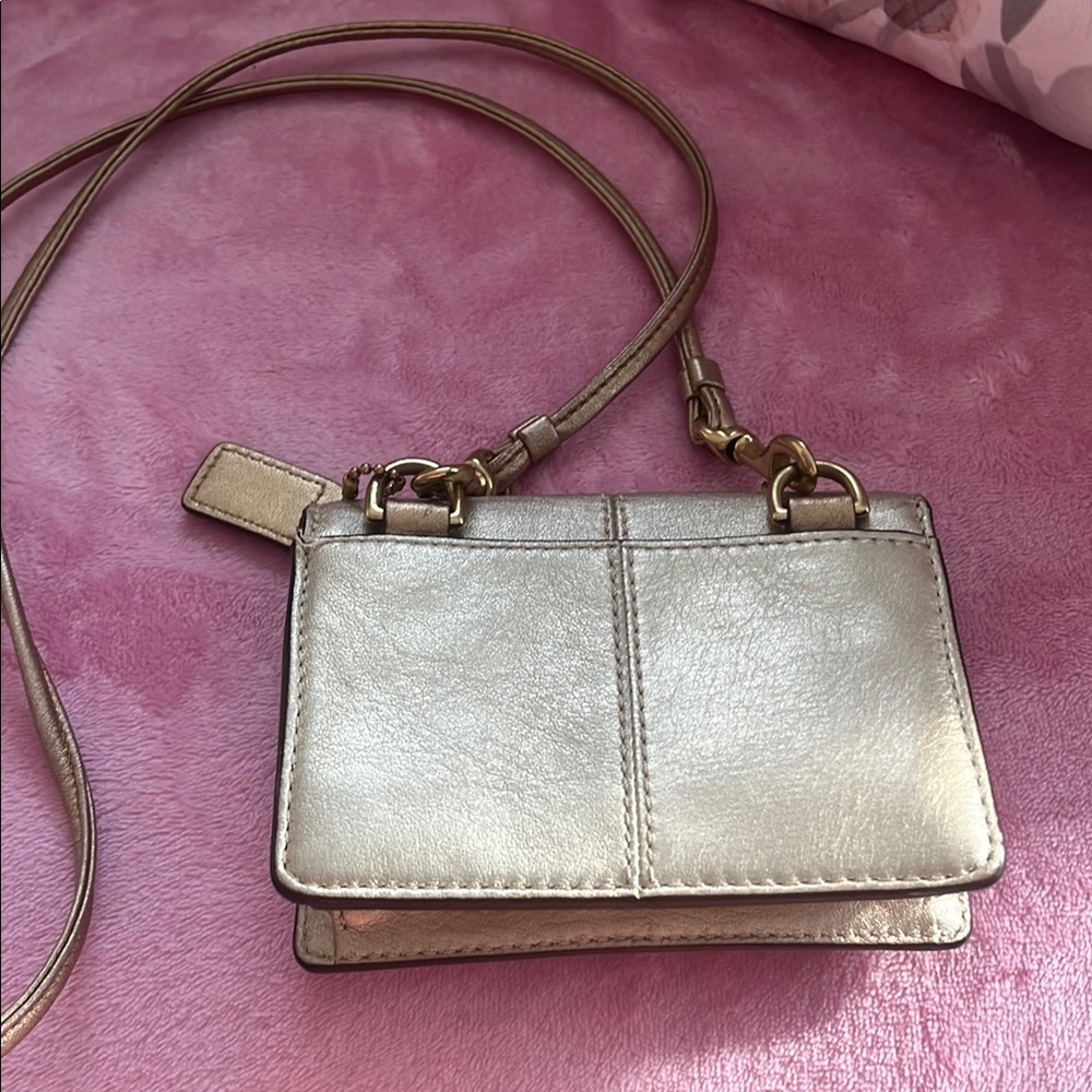 Coach Gold Mini Bag - Picture 4 of 12